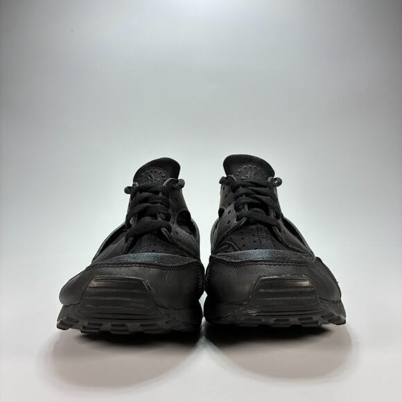 Nike Air Huarache Black Lightweight Lace Up Running Shoes DH4439-001 Womens Sz 9 - Picture 2 of 12